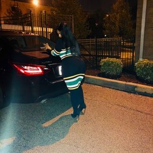 Color Block Midi Dress